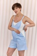 Striped Maternity Shortalls 2614 1170 фото