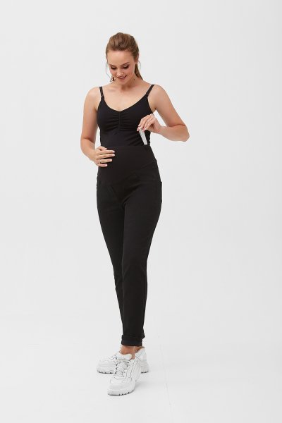 Black jeans for pregnant women 