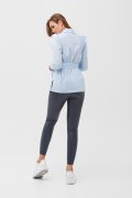 Shirt with a belt 2077 0000 фото