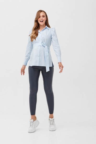 Shirt with a belt for pregnant women 